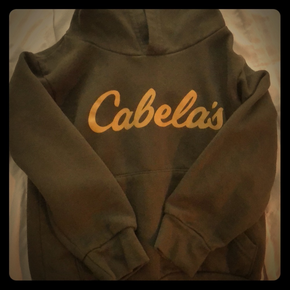 Boys’ Cabelas Hoodie Hunter Green 3T 💥 Excellent
